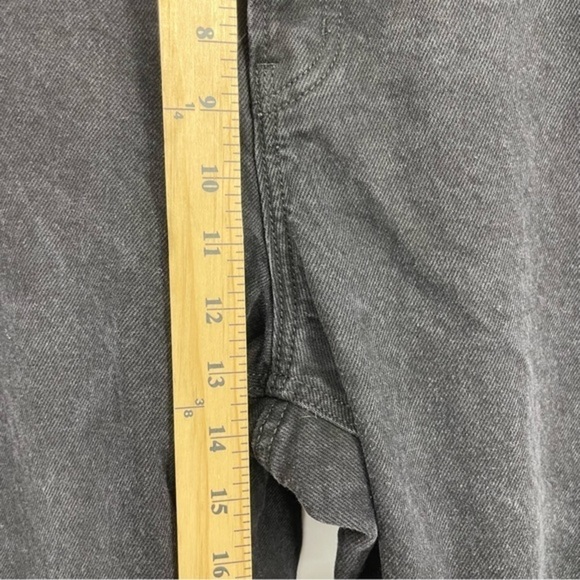 Old Navy Extra‎ High-Waisted Sky-Hi Straight Raw-Hem Jeans size 16 tall - Picture 7 of 10